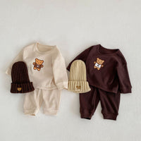 Load image into Gallery viewer, 2 Pieces Set Baby Unisex Cartoon Tops And Solid Color Pants Wholesale 221202641
