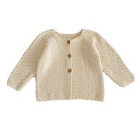 Load image into Gallery viewer, Baby Kid Unisex Solid Color Crochet Cardigan Wholesale 221202659

