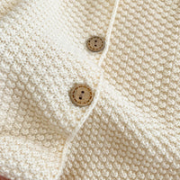 Load image into Gallery viewer, Baby Kid Unisex Solid Color Crochet Cardigan Wholesale 221202659
