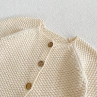 Load image into Gallery viewer, Baby Kid Unisex Solid Color Crochet Cardigan Wholesale 221202659
