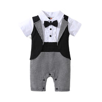 Load image into Gallery viewer, Baby Boys Checked Jumpsuits Wholesale 22120601
