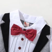 Load image into Gallery viewer, Baby Boys Checked Jumpsuits Wholesale 22120601
