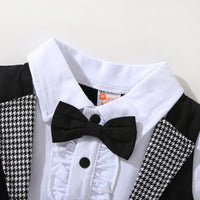 Load image into Gallery viewer, Baby Boys Checked Jumpsuits Wholesale 22120601
