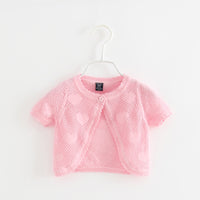 Load image into Gallery viewer, Baby Kid Girls Love heart Embroidered Cardigan Wholesale 22120610
