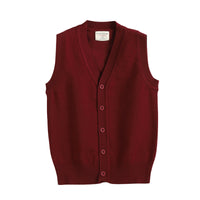 Load image into Gallery viewer, Kid Big Kid Unisex Solid Color Vests Waistcoats Knitwear Wholesale 221206110
