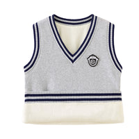 Load image into Gallery viewer, Kid Big Kid Unisex Striped Crochet Vests Waistcoats Wholesale 221206112
