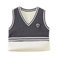 Load image into Gallery viewer, Kid Big Kid Unisex Striped Crochet Vests Waistcoats Wholesale 221206112
