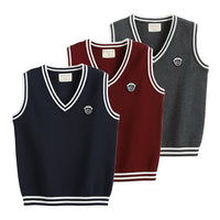 Load image into Gallery viewer, Kid Big Kid Unisex Striped Crochet Vests Waistcoats Wholesale 221206112
