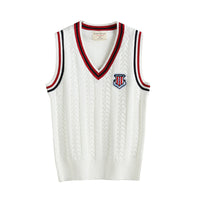 Load image into Gallery viewer, Kid Big Kid Unisex Solid Color Striped Vests Waistcoats Knitwear Wholesale 221206115
