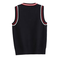 Load image into Gallery viewer, Kid Big Kid Unisex Solid Color Striped Vests Waistcoats Knitwear Wholesale 221206115
