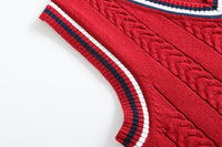 Load image into Gallery viewer, Kid Big Kid Unisex Solid Color Striped Vests Waistcoats Knitwear Wholesale 221206115
