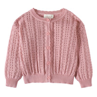 Load image into Gallery viewer, Baby Kid Girls Solid Color Cardigan Knitwear Wholesale 221206116
