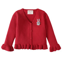 Load image into Gallery viewer, Baby Kid Girls Solid Color Cardigan Knitwear Wholesale 221206117
