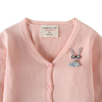 Load image into Gallery viewer, Baby Kid Girls Solid Color Cardigan Knitwear Wholesale 221206117
