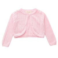 Load image into Gallery viewer, Kid Girls Solid Color Crochet Cardigan Wholesale 221206124
