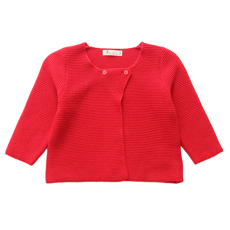 Baby Kid Girls Solid Color Muslin&Ribbed Cardigan Wholesale 22120615