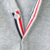 Load image into Gallery viewer, Kid Big Kid Unisex Solid Color Striped Crochet Cardigan Wholesale 221206157
