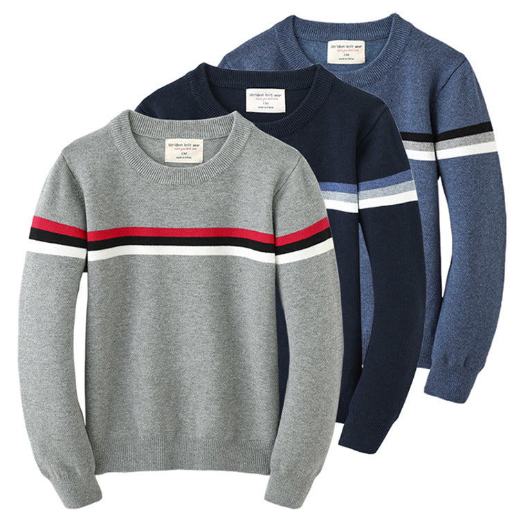 Kid Big Kid Boys Color-blocking Sweaters Wholesale 221206161
