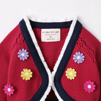 Load image into Gallery viewer, Baby Kid Girls Flower Cardigan Wholesale 221206167
