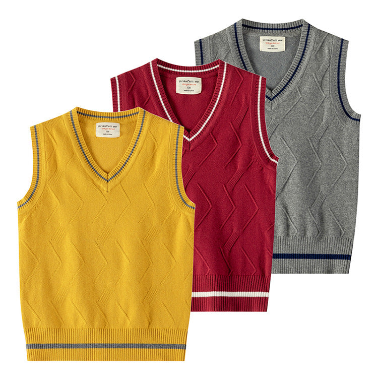 Kid Unisex Striped Vests Waistcoats Wholesale 221206178