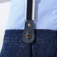 Load image into Gallery viewer, Baby Boys Checked Bow Jumpsuits Wholesale 22120618
