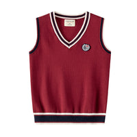 Load image into Gallery viewer, Kid Big Kid Unisex Crochet Embroidered Vests Waistcoats Knitwear Wholesale 221206182
