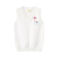 Load image into Gallery viewer, Kid Big Kid Girls Flower Crochet Vests Waistcoats Knitwear Wholesale 221206183
