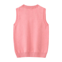 Load image into Gallery viewer, Kid Big Kid Girls Flower Crochet Vests Waistcoats Knitwear Wholesale 221206183
