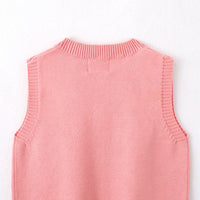 Load image into Gallery viewer, Kid Big Kid Girls Flower Crochet Vests Waistcoats Knitwear Wholesale 221206183
