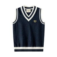 Load image into Gallery viewer, Kid Big Kid Unisex Striped Crochet Vests Waistcoats Wholesale 221206188
