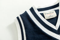 Load image into Gallery viewer, Kid Big Kid Unisex Striped Crochet Vests Waistcoats Wholesale 221206188
