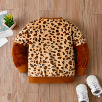 Load image into Gallery viewer, Baby Unisex Leopard print Hoodies Swearshirts Wholesale 221206192

