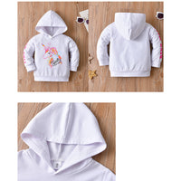 Load image into Gallery viewer, Baby Girls Letters Unicorn Print Hoodies Swearshirts Wholesale 221206195
