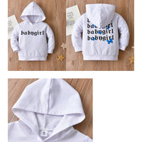 Load image into Gallery viewer, Baby Girls Letters Butterfly Printed Hoodies Swearshirts Wholesale 221206199
