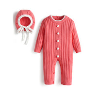 Load image into Gallery viewer, Baby Unisex Solid Color Knitwear Jumpsuits Wholesale 221206210
