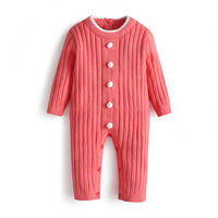 Load image into Gallery viewer, Baby Unisex Solid Color Knitwear Jumpsuits Wholesale 221206210
