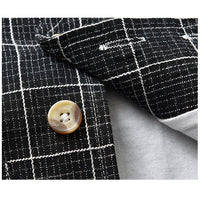 Load image into Gallery viewer, 3 Pieces Set Baby Kid Boys Dressy Solid Color Bow Shirts Checked Vests Waistcoats And Trousers Suits Wholesale 221206211
