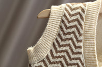 Load image into Gallery viewer, 3 Pieces Set Baby Kid Boys Striped Color-blocking Vests Waistcoats Solid Color Shirts And Pants Wholesale 221206218
