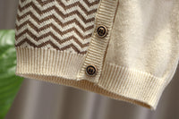 Load image into Gallery viewer, 3 Pieces Set Baby Kid Boys Striped Color-blocking Vests Waistcoats Solid Color Shirts And Pants Wholesale 221206218
