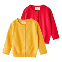 Load image into Gallery viewer, Baby Kid Girls Solid Color Crochet Cardigan Wholesale 221206219
