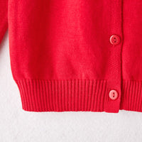 Load image into Gallery viewer, Baby Kid Girls Solid Color Crochet Cardigan Wholesale 221206219
