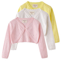 Load image into Gallery viewer, Baby Kid Girls Crochet Embroidered Cardigan Wholesale 221206229
