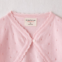 Load image into Gallery viewer, Baby Kid Girls Crochet Embroidered Cardigan Wholesale 221206229
