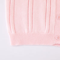 Load image into Gallery viewer, Baby Kid Girls Solid Color Crochet Cardigan Wholesale 221206232
