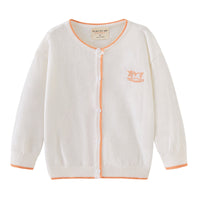 Load image into Gallery viewer, Baby Kid Unisex Solid Color Cartoon Embroidered Cardigan Wholesale 221206240
