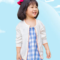 Load image into Gallery viewer, Baby Kid Unisex Solid Color Cartoon Embroidered Cardigan Wholesale 221206240
