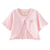 Load image into Gallery viewer, Girls Crochet Embroidered Cardigan Knitwear Wholesale 221206243
