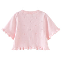 Load image into Gallery viewer, Girls Crochet Embroidered Cardigan Knitwear Wholesale 221206243
