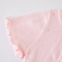 Load image into Gallery viewer, Girls Crochet Embroidered Cardigan Knitwear Wholesale 221206243
