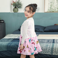 Load image into Gallery viewer, Girls Love heart Bow Crochet Cardigan Wholesale 221206244
